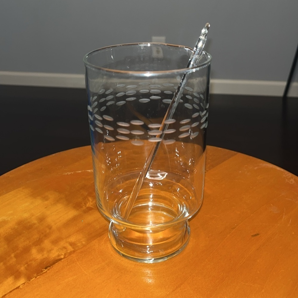 Vintage Princess House cocktail pitcher, likely from the 1960s